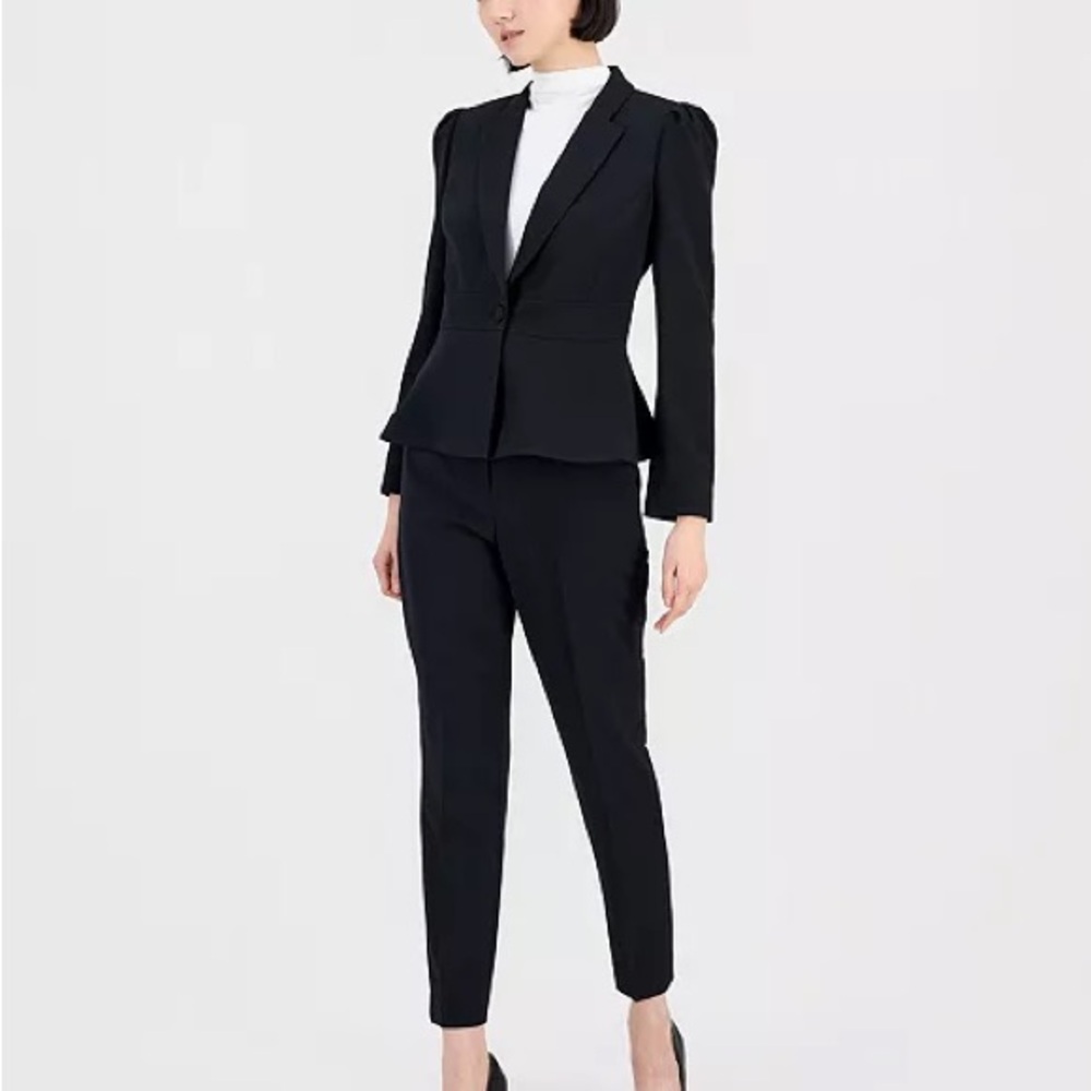 Elie Tahari Classic Black Women's Tailored Pantsuit